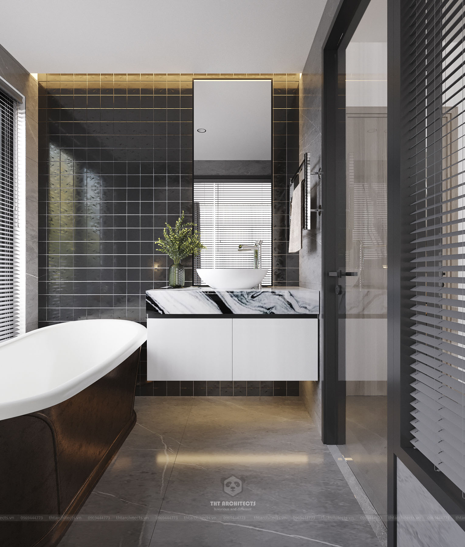 tht architects - Trường villa Bình Thuận - phòng ngủ master 07